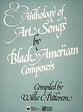 Anthology of Art Songs by Black Composers Vocal Solo & Collections sheet music cover